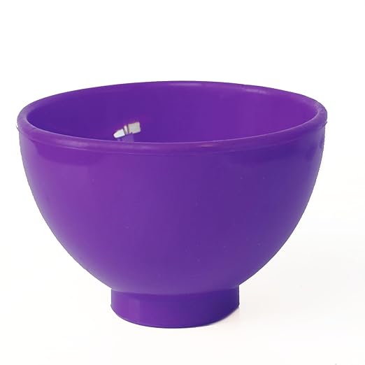 LA MIERE Autoclavable 2mins Heat at 135°C (275°F), Silicone Flexible Dental Mixing Bowl, Mixing Plasters- Medium 4“ (d) x 3" (h) 240 ml/cc, 8oz