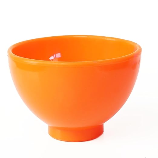 LA MIERE Autoclavable 2mins Heat at 135°C (275°F), Silicone Flexible Dental Mixing Bowl, Mixing Plasters- Medium 4“ (d) x 3" (h) 240 ml/cc, 8oz