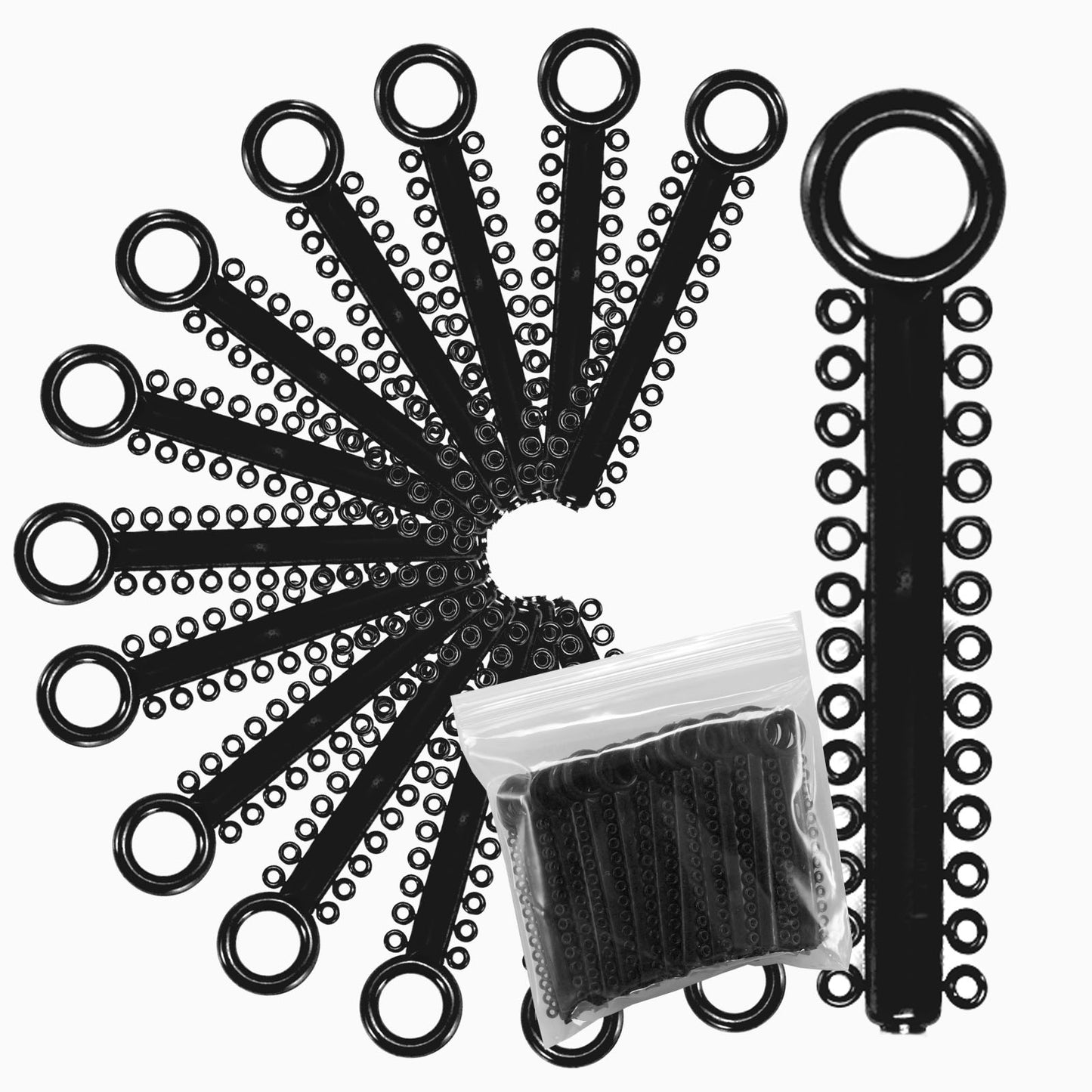 Power Sticks Ligature Ties Orthodontic Ligature O-Ties, Elastic Ligature Bands, Elastic ties O-Rings Elastic Bands for Braces 26 ties on each stick