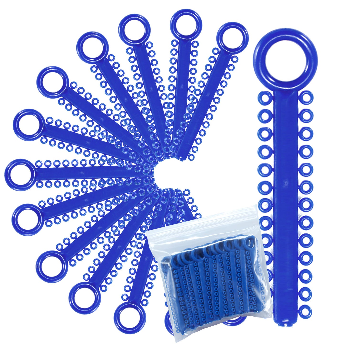 Power Sticks Ligature Ties Orthodontic Ligature O-Ties, Elastic Ligature Bands, Elastic ties O-Rings Elastic Bands for Braces 26 ties on each stick