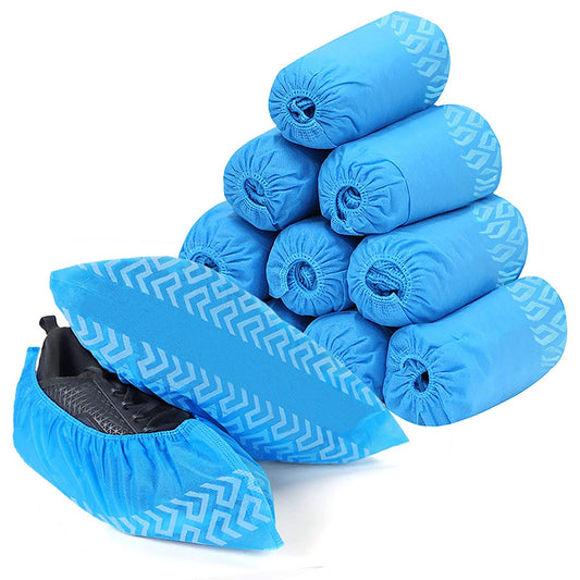 Boot & Shoe Covers Non-Slip, Durable, Indoor Protect Your Home, Floors and Shoes (50 Pairs)