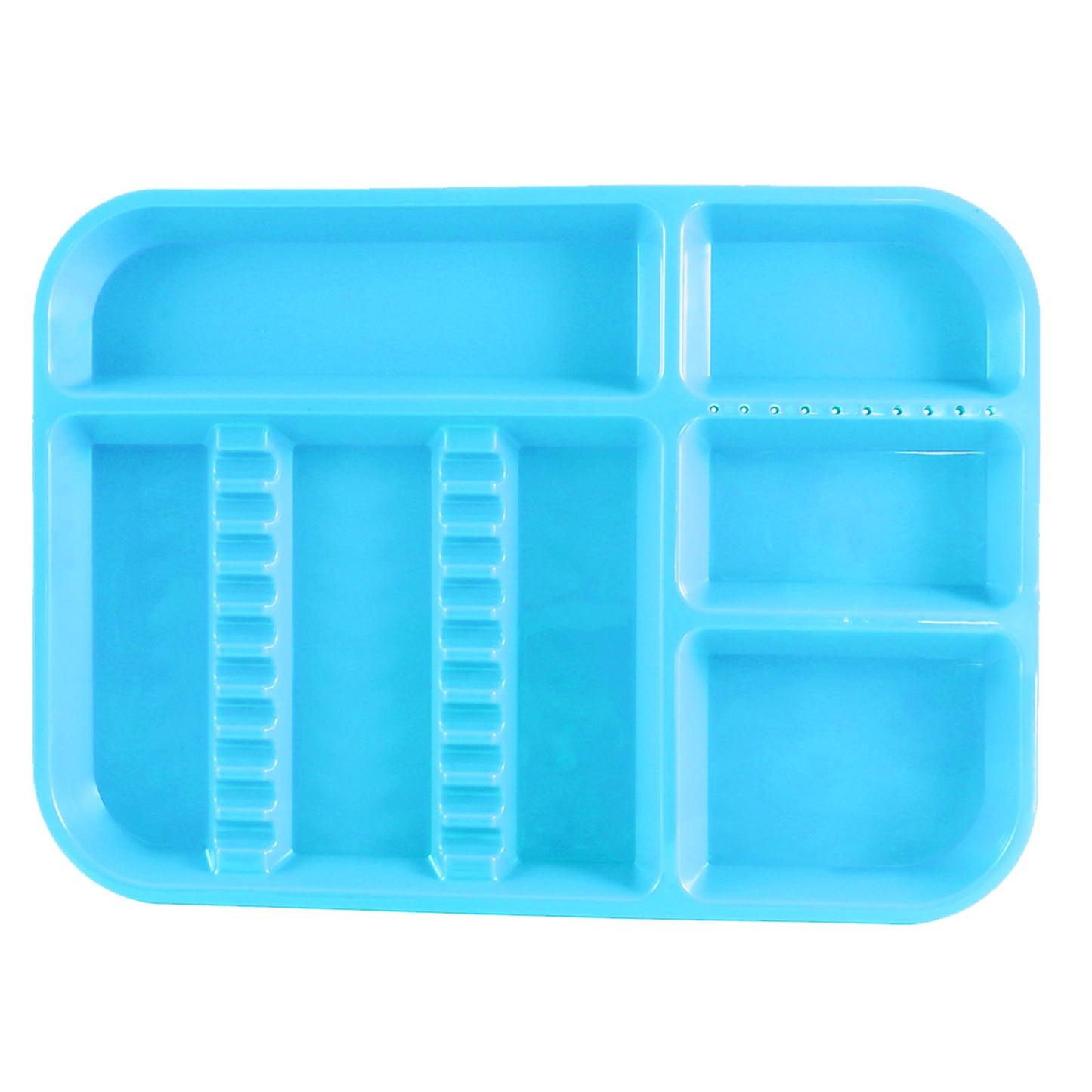 Dental Instrument Divided Tray, Autoclavable Divided Setup Tray, Divided Separate B-Lok Divided Tray, Size B (Ritter) - Plastic, 13-3/8" x 9-5/8" x 7/8"