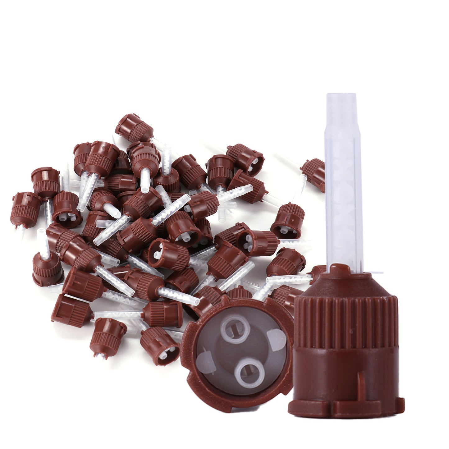 LA MIERE 50 Pcs High Performance Impression Mixing Tips,  Compatible with Impression Material Dispenser Systems