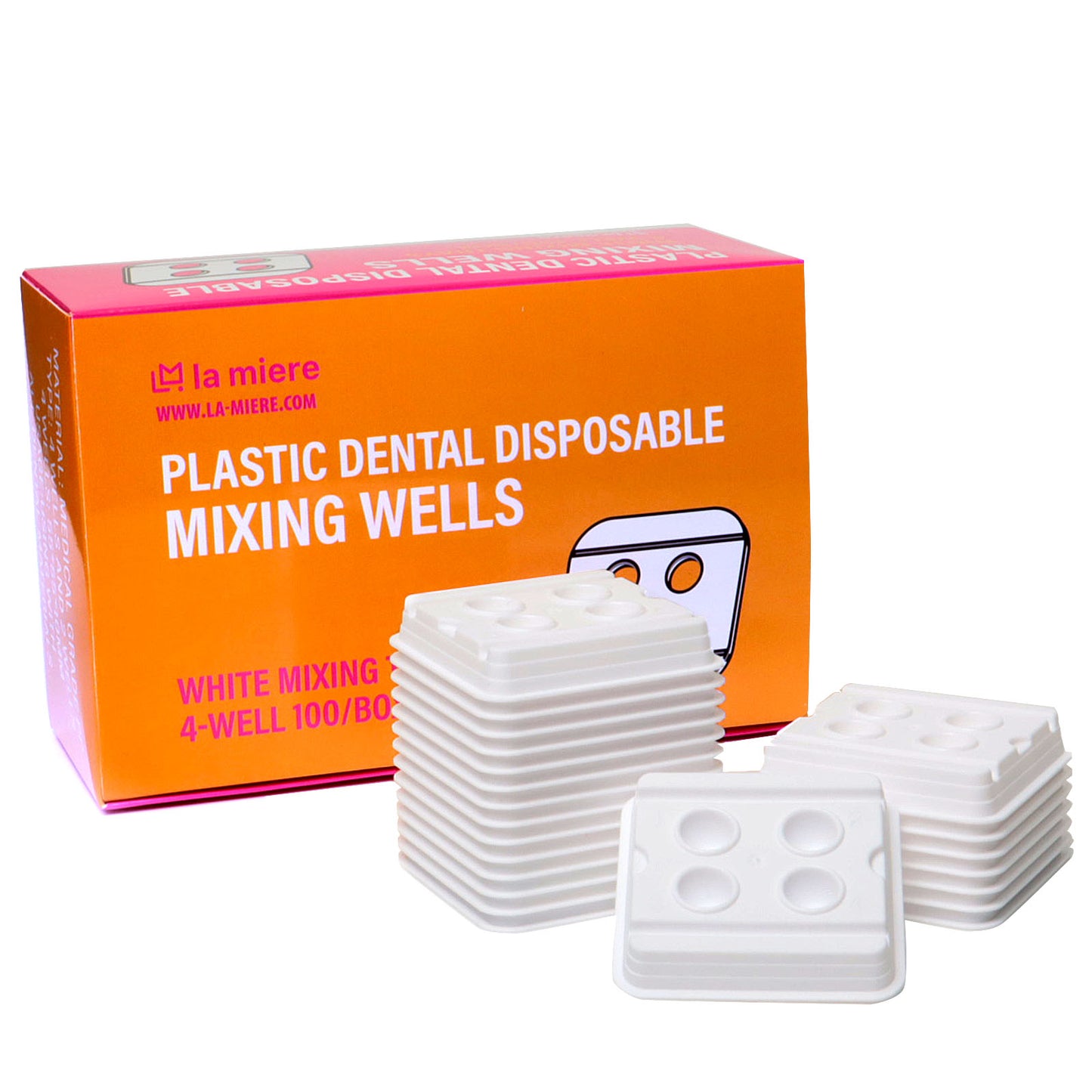 Dental Disposable 4 Hole Mixing Wells, PMU Practice Kit, PMU Ink Tray, Microblading & PMU Pigments, Pigment Cups, Microblading Supplies